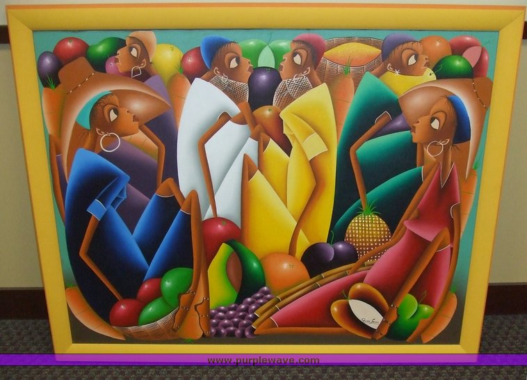 image for item 1085 Original Haiti painting