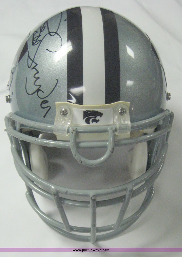 image for item 1104 K-State helmet signed by Bill Snyder