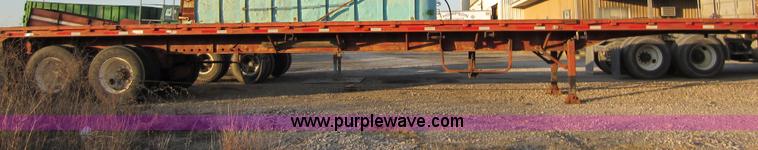 image for item A5654 1984 Dorsey 45' flatbed semi trailer