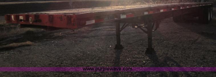 image for item A5654 1984 Dorsey 45' flatbed semi trailer