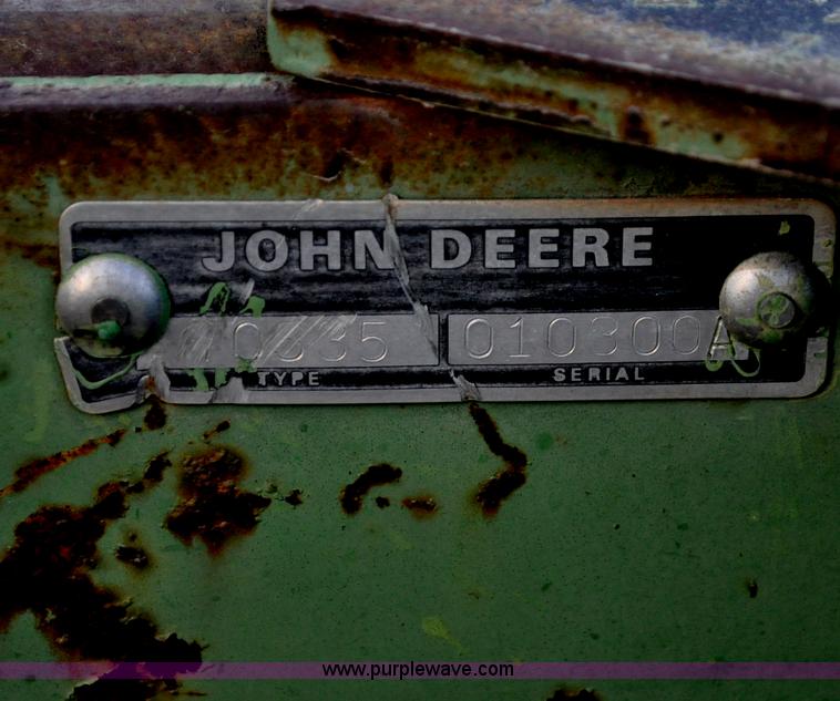 image for item A5780 John Deere 335 wing disk