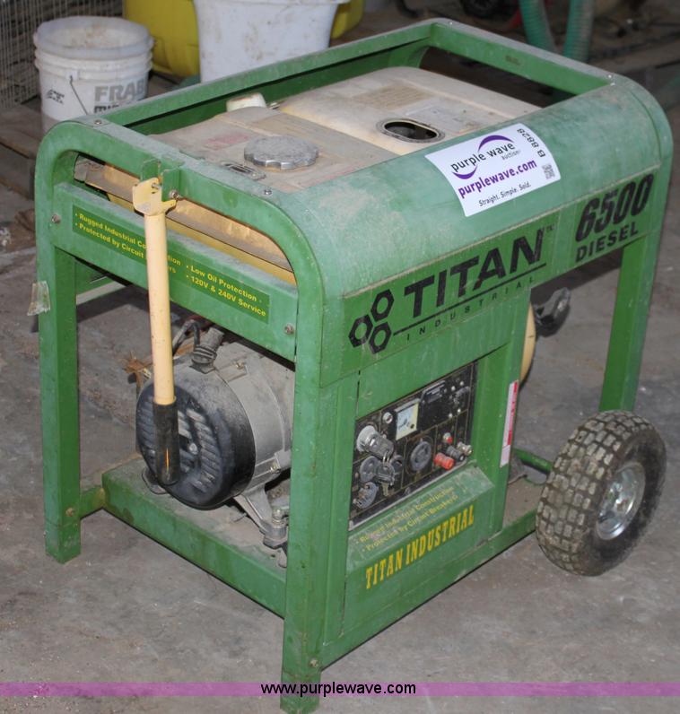 Titan 6500 generator in Towanda, KS Item B8828 sold Purple Wave