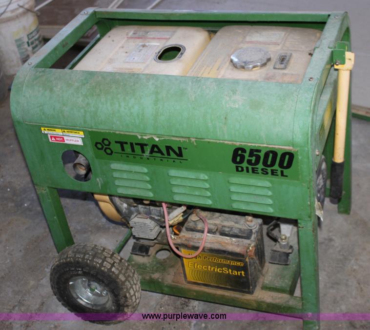Titan 6500 generator in Towanda, KS Item B8828 sold Purple Wave