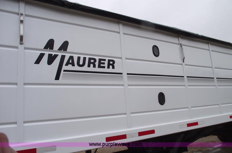 image for item C5955 2009 Maurer 36' hopper trailer