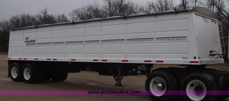 image for item C5956 2009 Maurer 36' hopper trailer