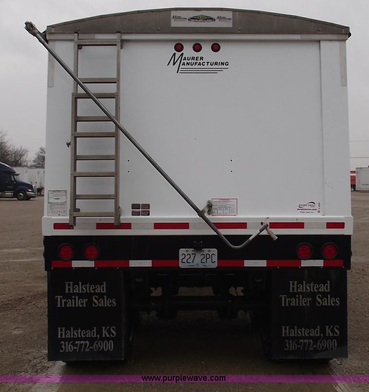 image for item C5956 2009 Maurer 36' hopper trailer