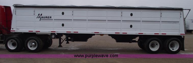 image for item C5956 2009 Maurer 36' hopper trailer