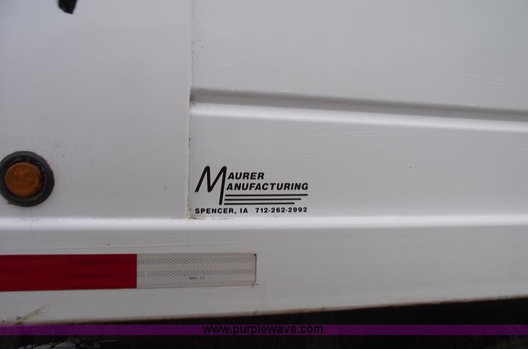 image for item C5956 2009 Maurer 36' hopper trailer