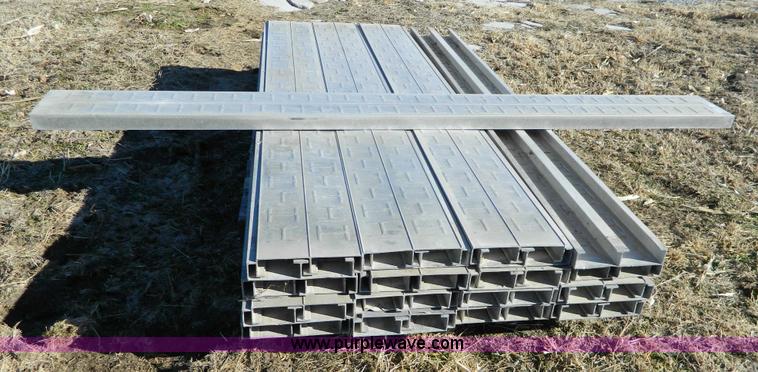 image for item E9347 (32) aluminum cattle pot deck boards