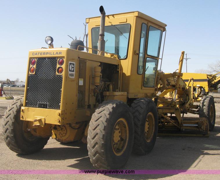 image for item A6078 1984 Caterpillar 140G motor grader