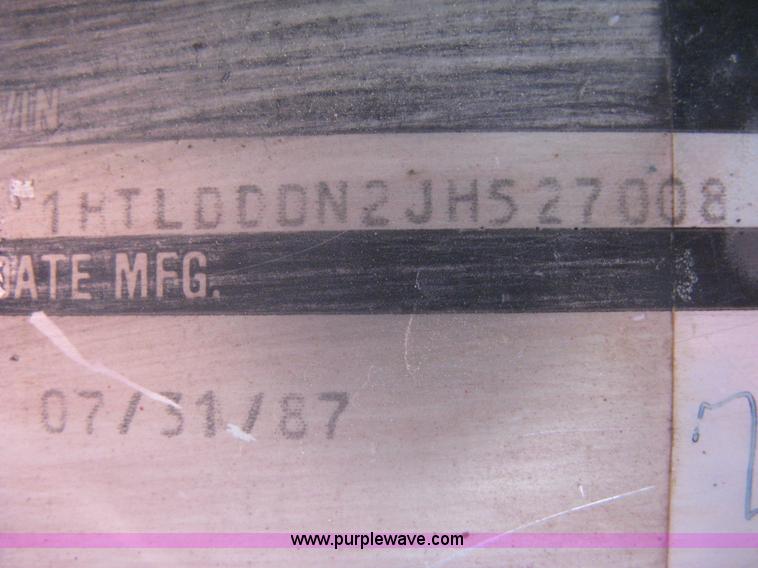 image for item A6097 1988 International 1954 flatbed truck