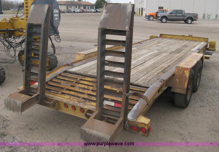 image for item A6101 1997 Redi Haul tandem axle equipment trailer