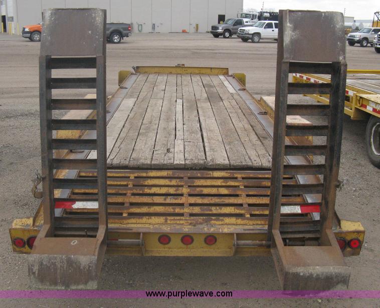 image for item A6101 1997 Redi Haul tandem axle equipment trailer