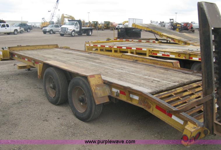 image for item A6101 1997 Redi Haul tandem axle equipment trailer
