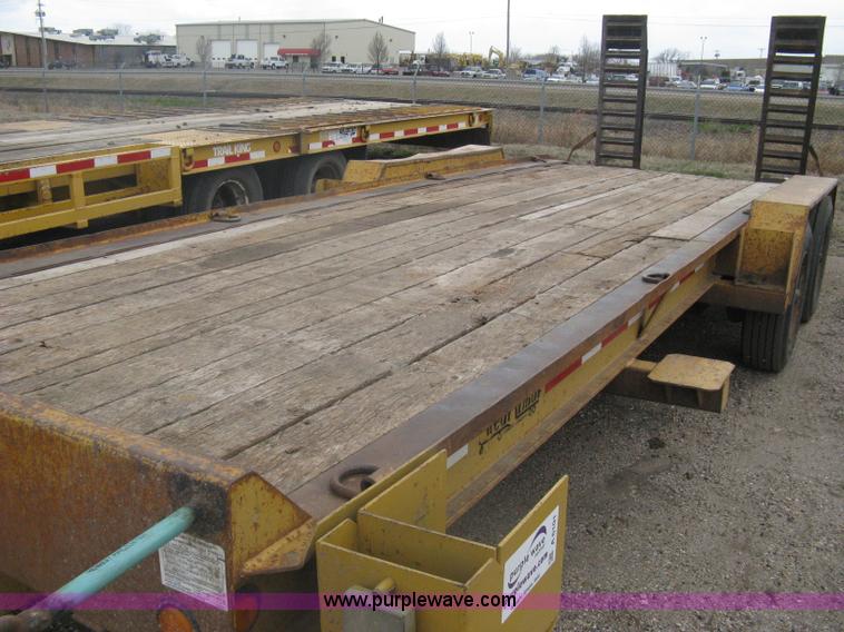 image for item A6101 1997 Redi Haul tandem axle equipment trailer