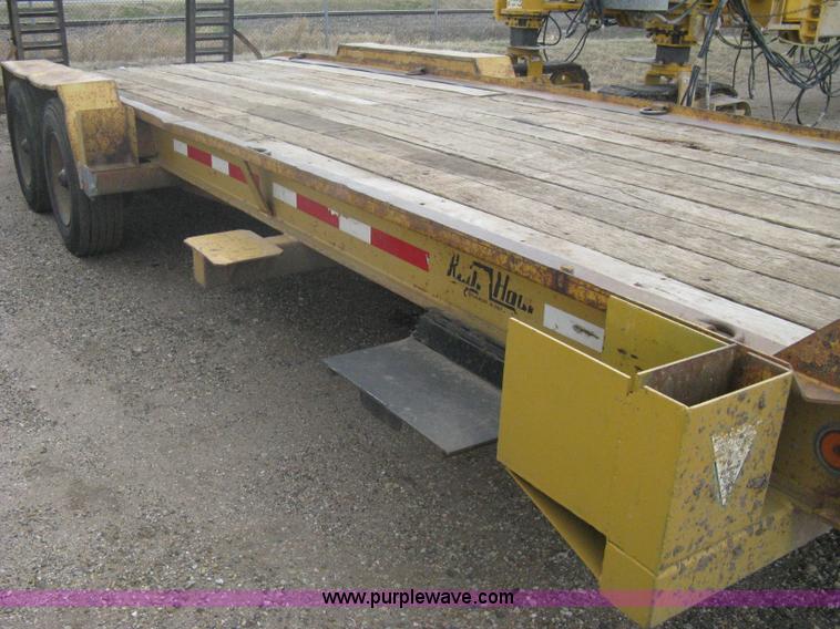 image for item A6101 1997 Redi Haul tandem axle equipment trailer