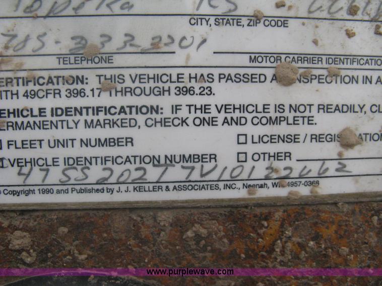 image for item A6101 1997 Redi Haul tandem axle equipment trailer