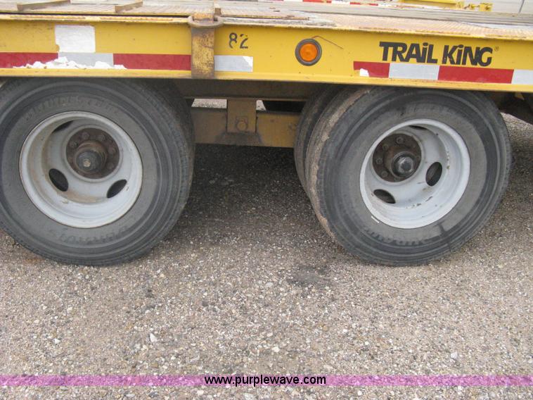 image for item A6102 2001 Trail King TKT20 tandem axle tilt bed trailer