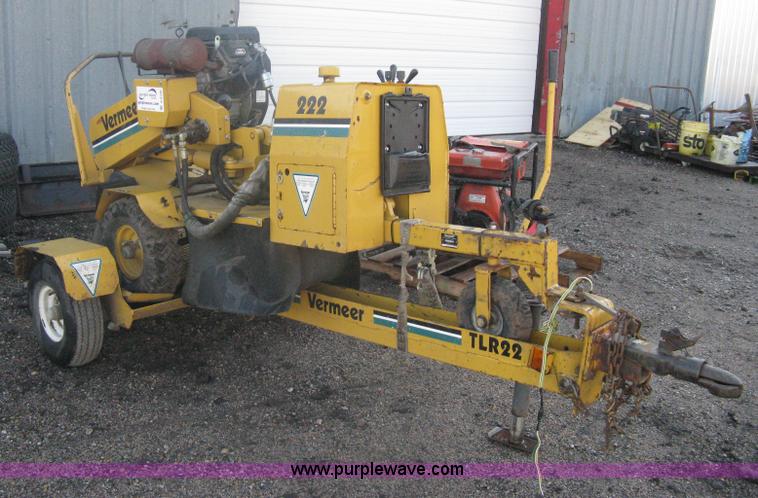 image for item A6106 Vermeer 222 stump grinder