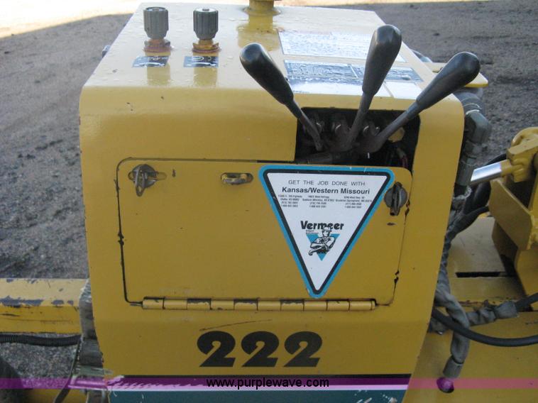 image for item A6106 Vermeer 222 stump grinder