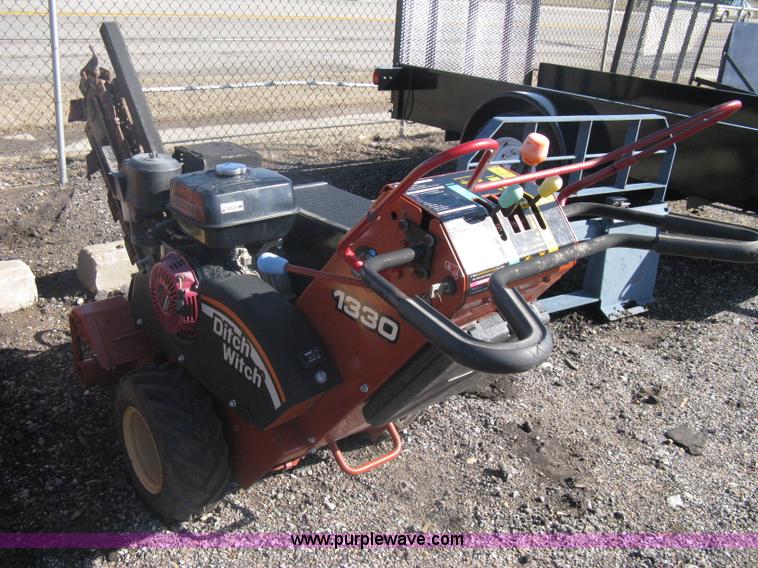image for item A6107 2005 Ditch Witch 1330 walk behind trencher