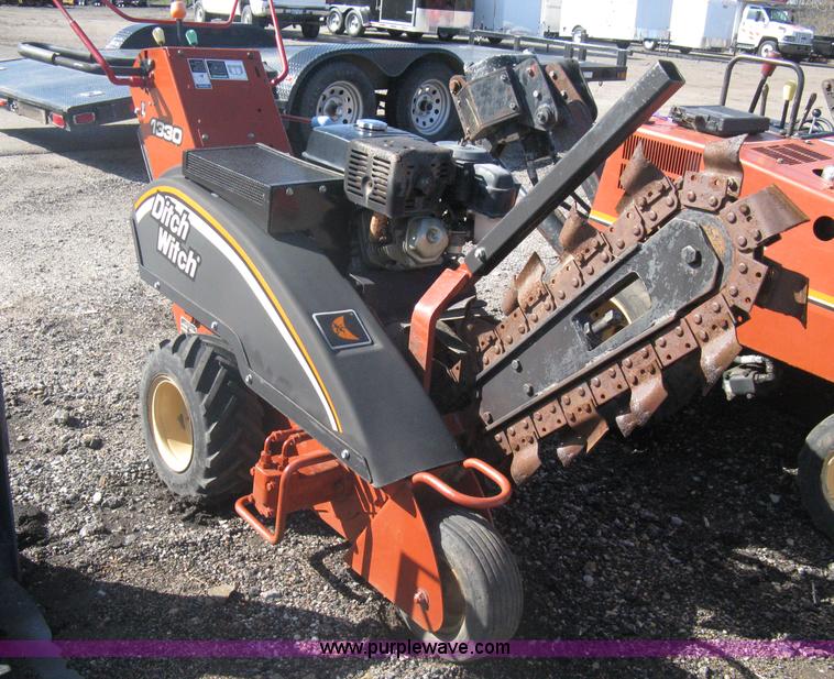 image for item A6107 2005 Ditch Witch 1330 walk behind trencher