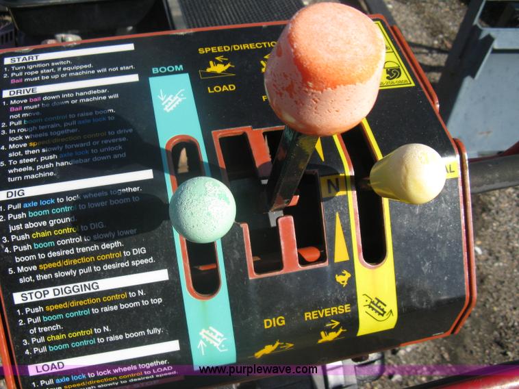 image for item A6107 2005 Ditch Witch 1330 walk behind trencher