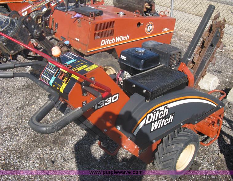 image for item A6107 2005 Ditch Witch 1330 walk behind trencher