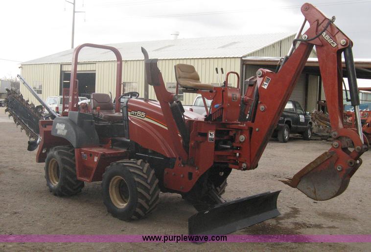 image for item A6115 2004 Ditch Witch RT55H backhoe trencher