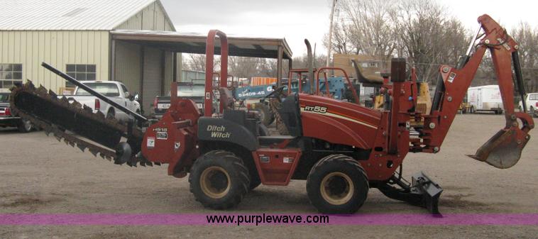 image for item A6115 2004 Ditch Witch RT55H backhoe trencher