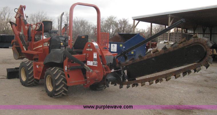 image for item A6115 2004 Ditch Witch RT55H backhoe trencher
