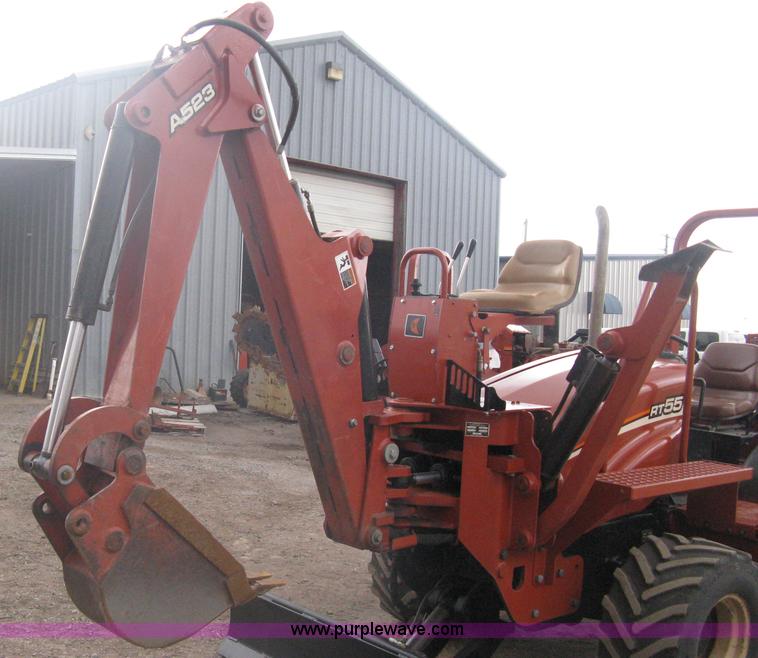 image for item A6115 2004 Ditch Witch RT55H backhoe trencher
