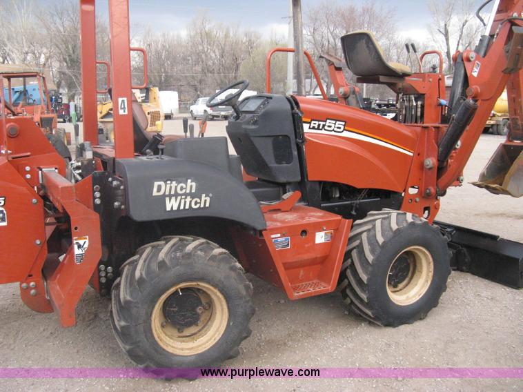 image for item A6115 2004 Ditch Witch RT55H backhoe trencher