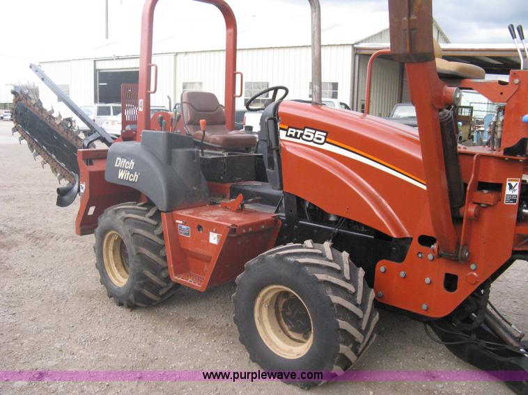 image for item A6115 2004 Ditch Witch RT55H backhoe trencher