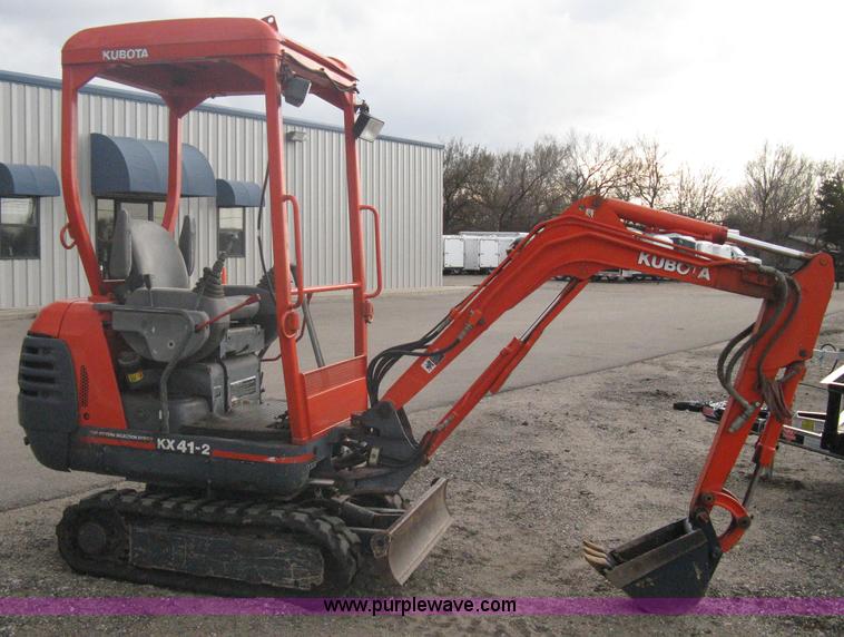 image for item A6116 Kubota KX41-2 compact excavator