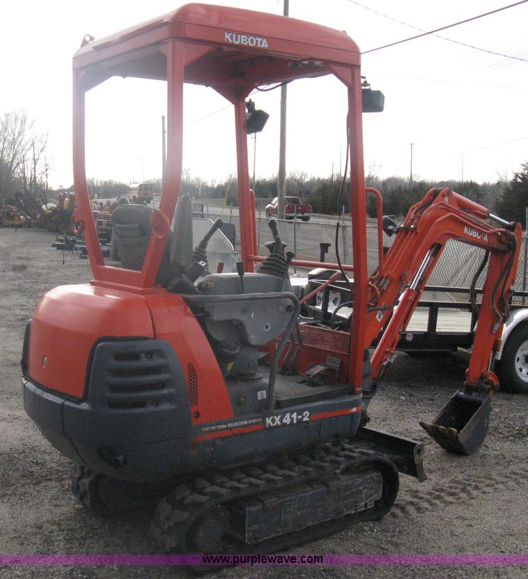 image for item A6116 Kubota KX41-2 compact excavator
