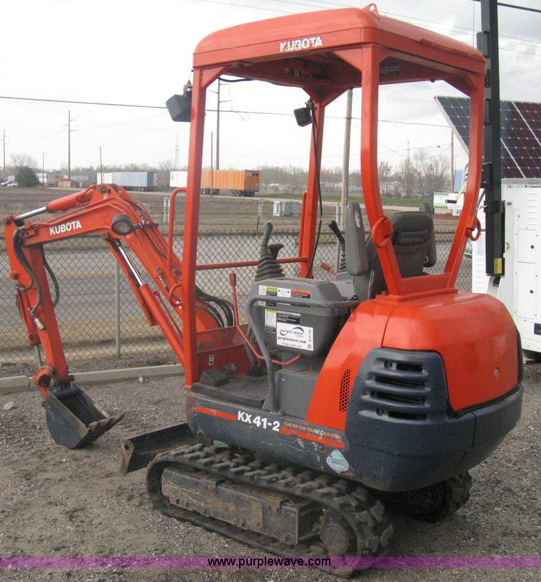image for item A6116 Kubota KX41-2 compact excavator