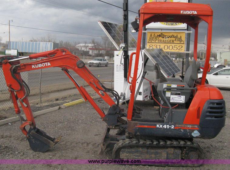 image for item A6116 Kubota KX41-2 compact excavator