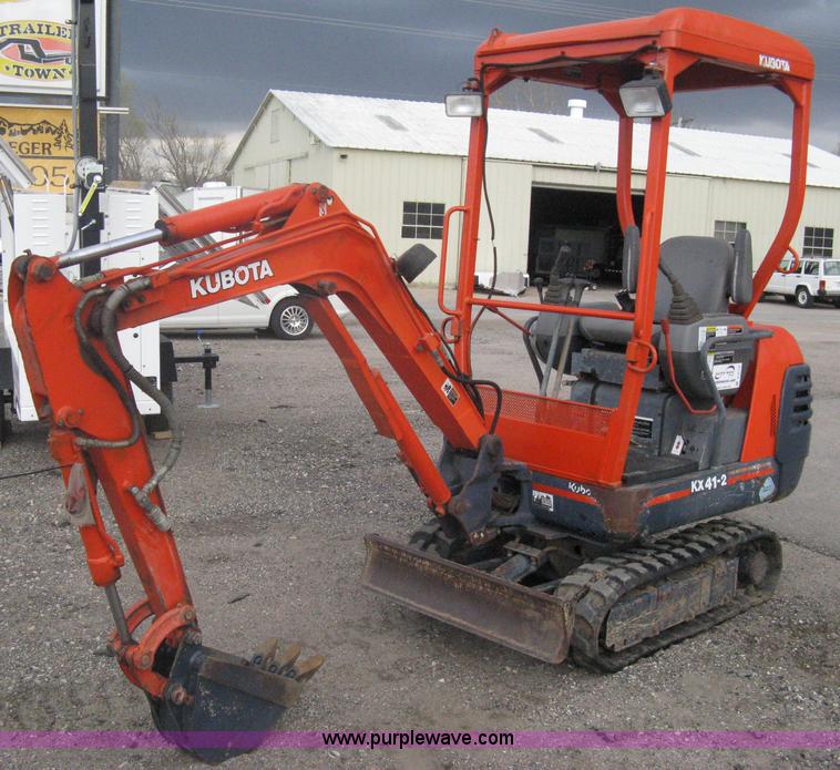 image for item A6116 Kubota KX41-2 compact excavator