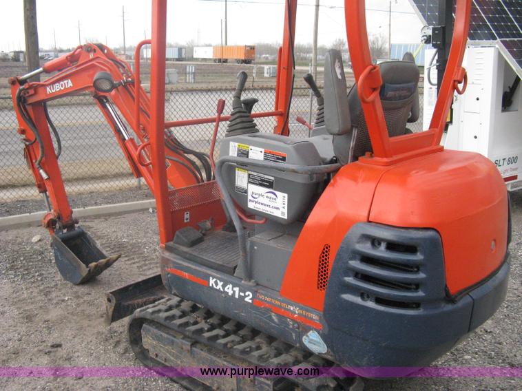 image for item A6116 Kubota KX41-2 compact excavator