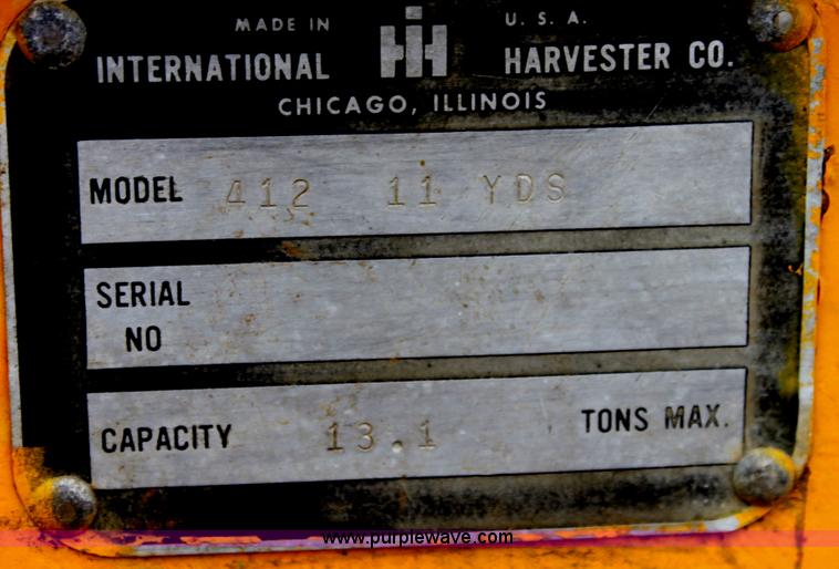image for item A7377 International Harvester 412 paddle scraper