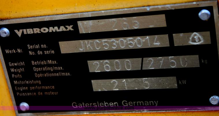 image for item A7409 Vibromax W265 vibratory compactor