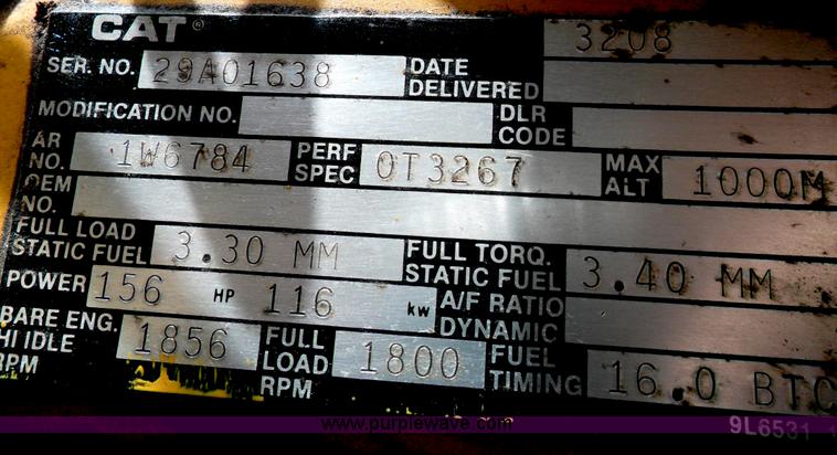 image for item B1073 Caterpillar diesel generator