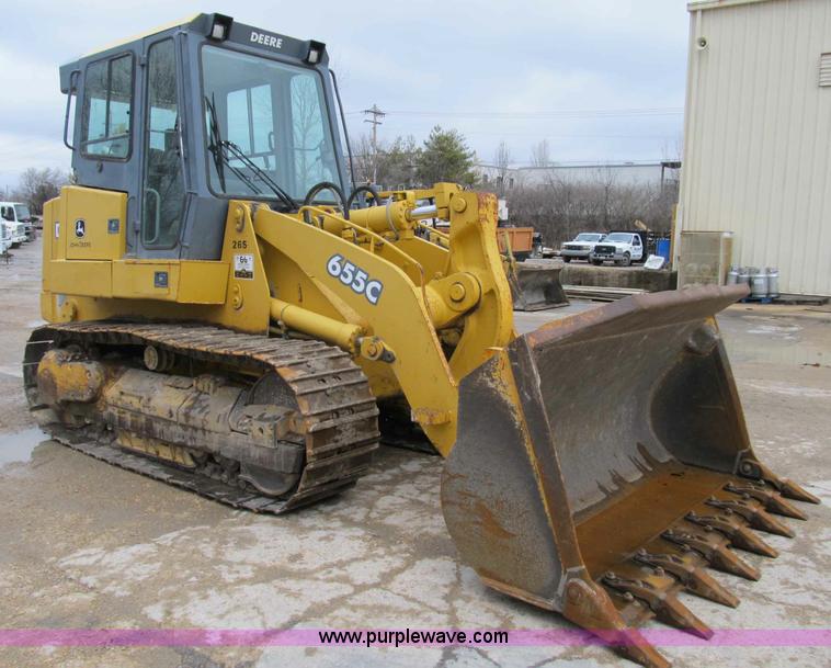 image for item B2619 2000 John Deere 655C track loader