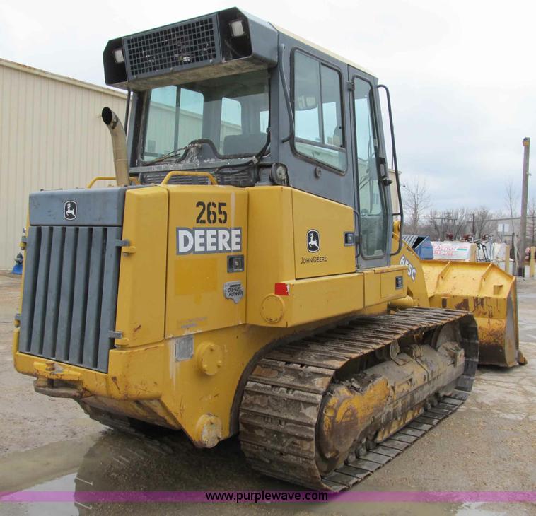 image for item B2619 2000 John Deere 655C track loader