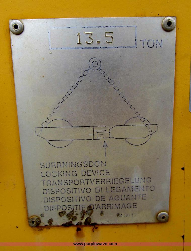 image for item B2620 1998 Dynapac CC522 double drum vibratory roller