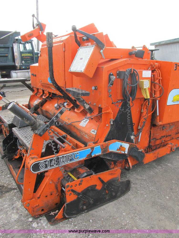 image for item B2627 2001 Bomag 814-MPC Pro-Paver