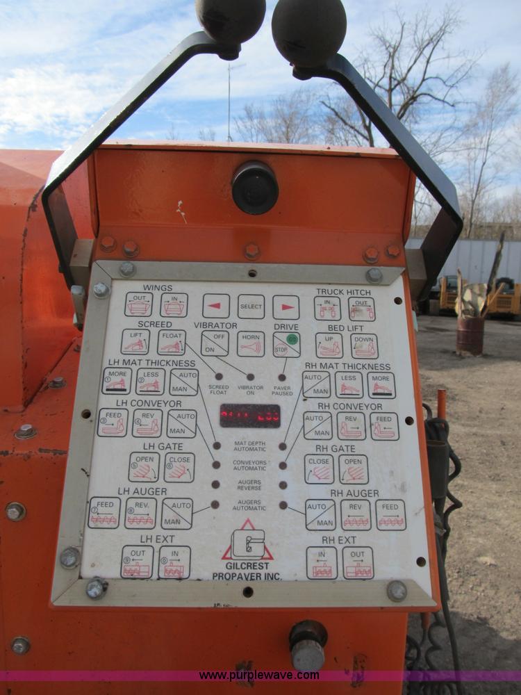 image for item B2627 2001 Bomag 814-MPC Pro-Paver