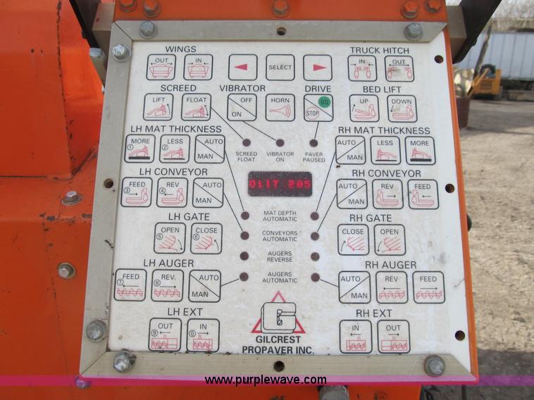 image for item B2627 2001 Bomag 814-MPC Pro-Paver