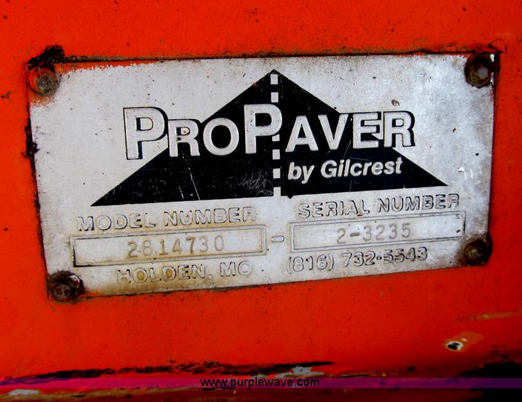 image for item B2627 2001 Bomag 814-MPC Pro-Paver